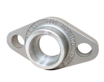 Stainless steel flange union